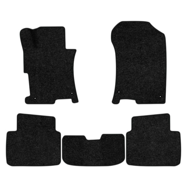Фото - Коврики ворсовые в салон авто EVAtech Standard для Honda Accord (CP) 2008-2013 8 поколение Sedan USA черный кант HA13759CD5LA4VEB