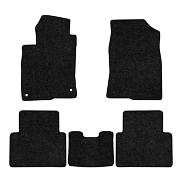 Фото - Килимки ворсові в салон авто EVAtech Standard для Honda Civic (FK) 5-doors 2015-2021 10 покоління Htb USA чорний кант HA1675CG5TL2VEB