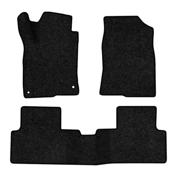 Фото - Килимки ворсові в салон авто EVAtech Standard для Honda Civic (FK) 5-doors 2015-2021 10 покоління Htb EU чорний кант HA1869ZE3TL2VEB