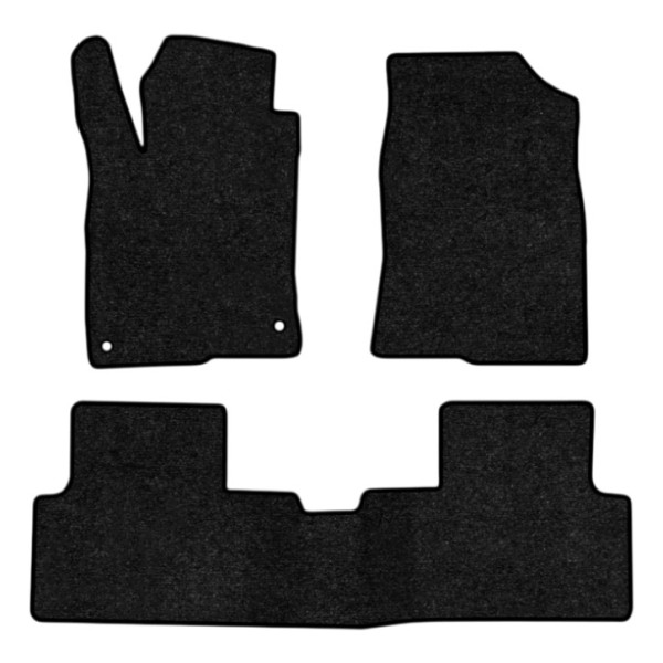 Фото - Килимки ворсові в салон авто EVAtech Standard для Honda Civic (FK) 5-doors 2015-2021 10 покоління Htb EU чорний кант HA1869ZV3TL2VEB