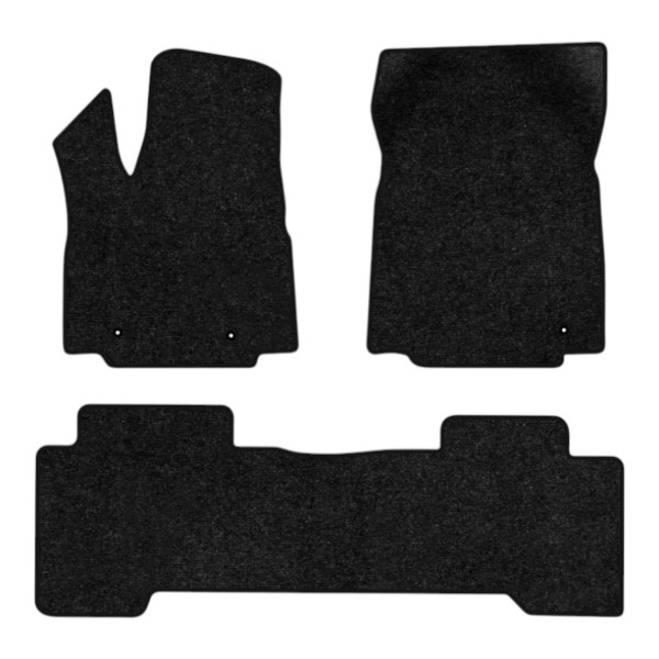 Фото - Коврики ворсовые в салон авто EVAtech Standard для Honda Pilot 2002-2008 1 поколение SUV USA черный кант HA22195Z3LA3VEB