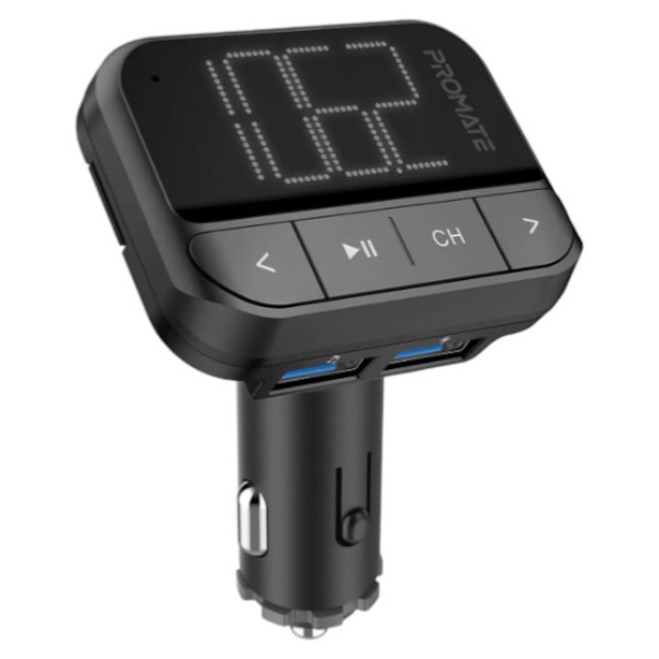 Фото - FM модулятор Promate ezfm-2.black