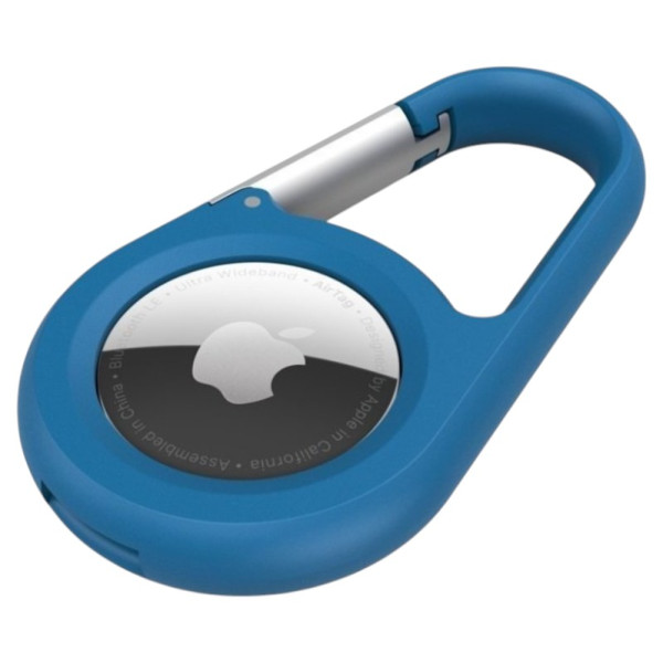 Фото - Чехол для беспроводного маяка Belkin Secure Holder Carabiner AirTag Blue (MSC008BTBL)