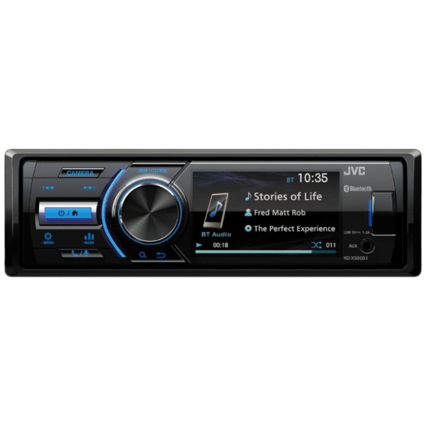 Фото - Авторесивери 1DIN JVC KD-X560BT