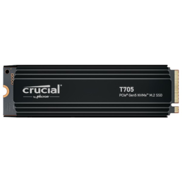 Фото - SSD-накопитель внутренний Crucial Micron SSD T705 1TB PCie 5.0 NVMe w/Heatsink (CT1000T705SSD5)