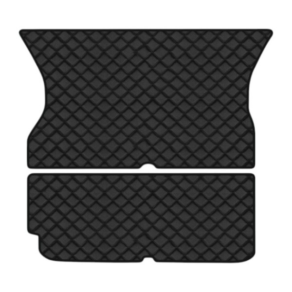 Фото - Коврик из экокожи в багажник авто EVAtech ECO для Model X 5 seats Tesla 2015-2017 1 поколение SUV USA (TA1670BE2BBB)