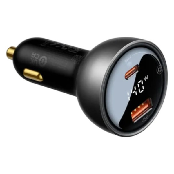 Фото - Автомобільний зарядний пристрій Baseus Superme Series Dual-port Car Charger 140W (CGZX070001)