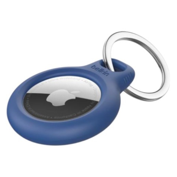 Фото - Чехол для беспроводного маяка Belkin Secure Holder with Key Ring AirTag Blue (F8W973BTBLU)
