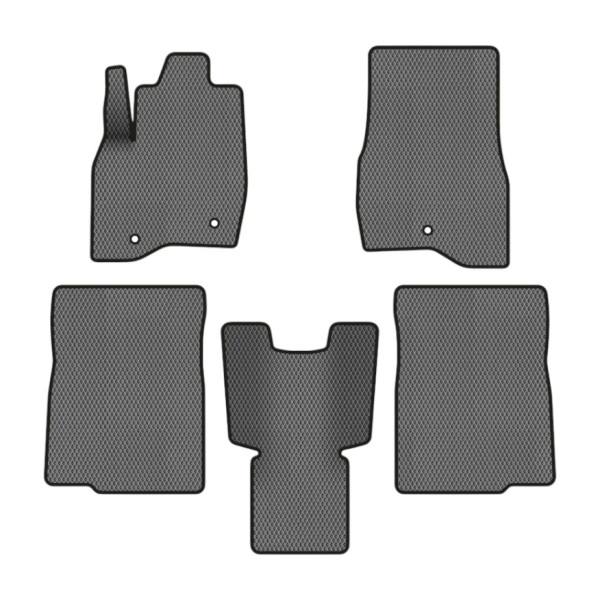 Фото - EVA килимки в салон авто EVAtech для Explorer Restyling 6 seats (2+2+2) Ford 2016-2019 5 покоління SUV USA FD43565C5AV3RGB