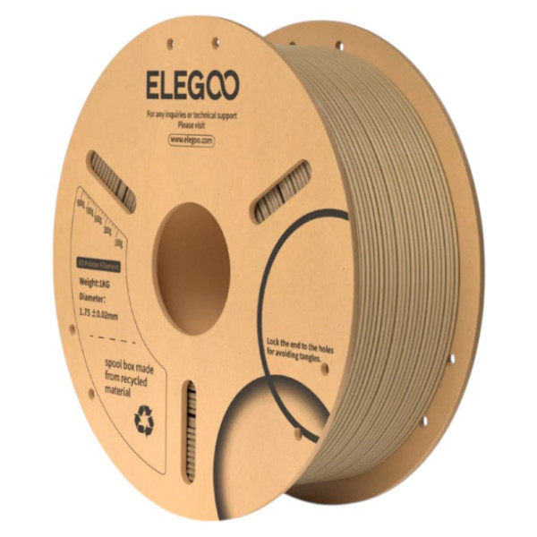 Фото - Нитка для PLA-картриджа Elegoo Filament 1.75 мм деревина (50.203.0112)