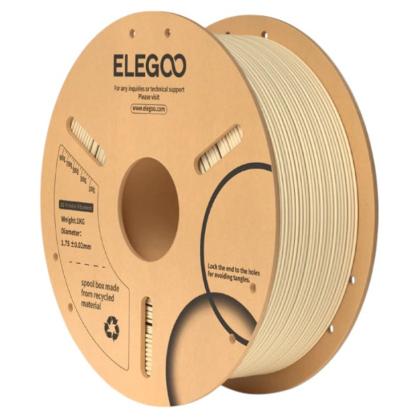 Фото - Нитка для PLA-картриджа Elegoo Filament 1.75 мм бежевий (50.203.0168)
