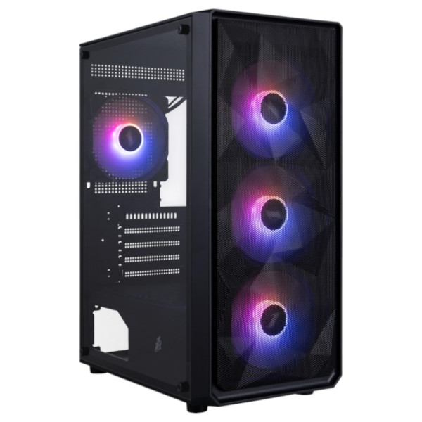 Фото - Корпус 1stPlayer FD3-M-BK-4F7 Black без БЖ