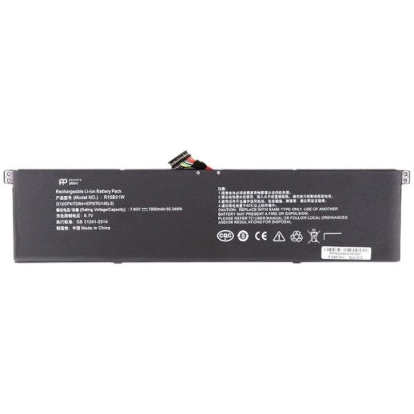 Фото - Аккумулятор для ноутбука PowerPlant XIAOMI Pro 15.6 Inch (R15B01W) 7.6V 7900mAh (NB530045)
