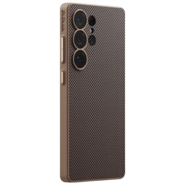 Фото - Чохол для смартфону Pitaka PinButton Case Plain 600D Black/Gold for Samsung Galaxy S25 Ultra (PBS2502U)