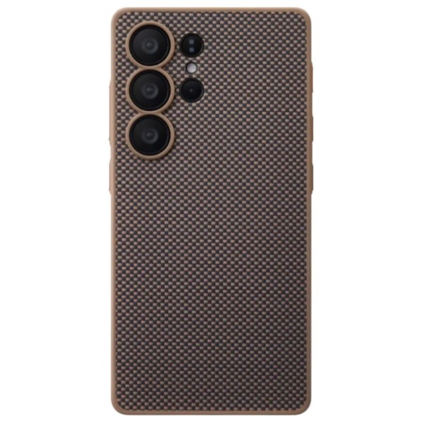 Фото - Чохол для смартфону Pitaka PinButton Case Plain 600D Black/Gold for Samsung Galaxy S25 Ultra (PBS2502U)