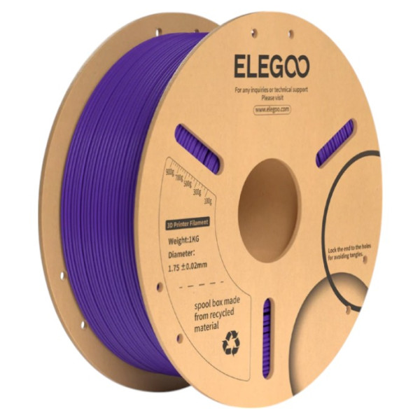Фото - Нитка для PLA-картриджа Elegoo Plus Filament 1.75 мм фиолетовый (50.203.0234)