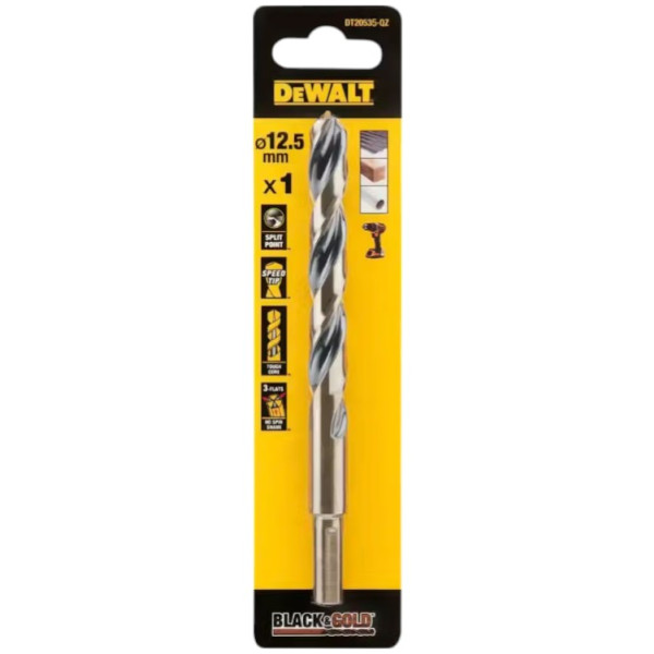 Фото - Сверло DeWALT BLACK & GOLD HSS - G (DT20535)