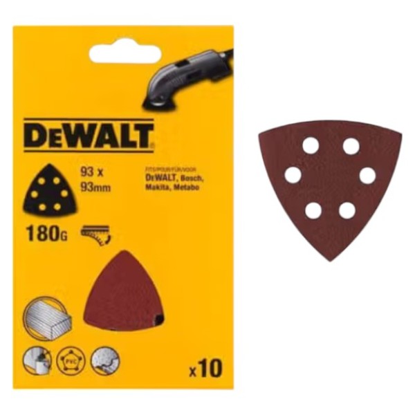 Фото - Лист шліфувальний DeWALT 93 мм 10 шт. (DT3092)