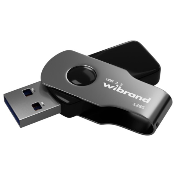 Фото - Флеш USB Wibrand USB 3.2 Gen1 Lizard 128GB Black (WI3.2/LI128P9B)