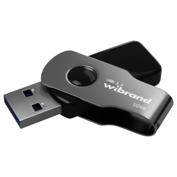 Фото - Флеш USB Wibrand USB 3.2 Gen1 Lizard 512GB Black (WI3.2/LI512P9B)