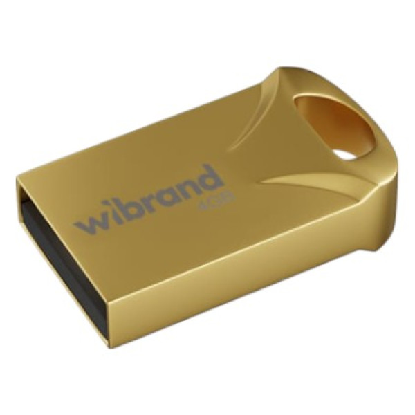 Фото - Флеш USB Wibrand USB 2.0 Hawk 4Gb Gold (WI2.0/HA4M1G)