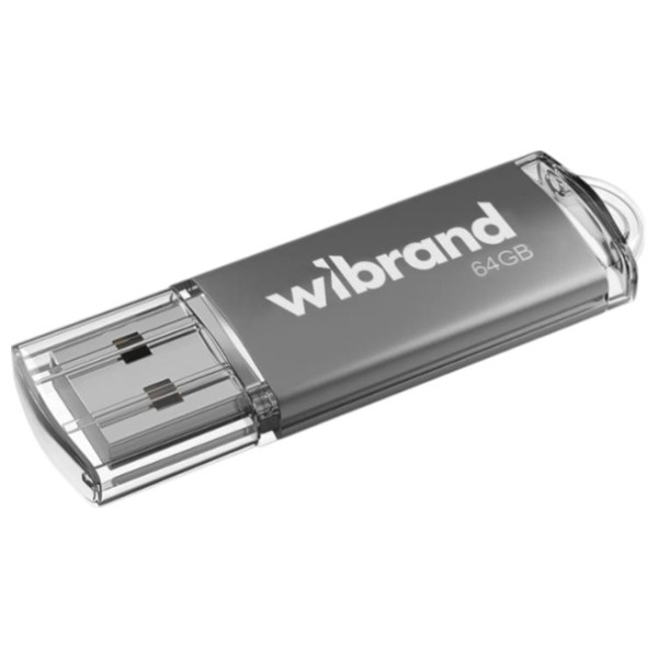 Фото - Флеш USB Wibrand USB 2.0 Cougar 64Gb Silver (WI2.0/CU64P1S)