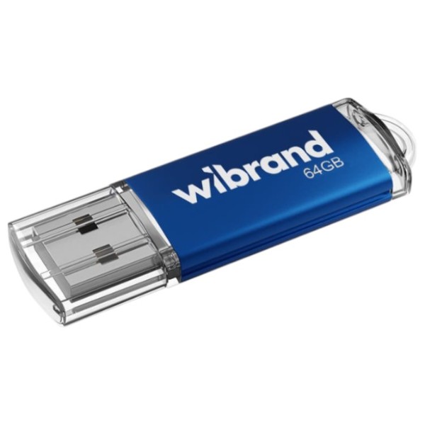 Фото - Флеш USB Wibrand USB 2.0 Cougar 64Gb Blue (WI2.0/CU64P1U)