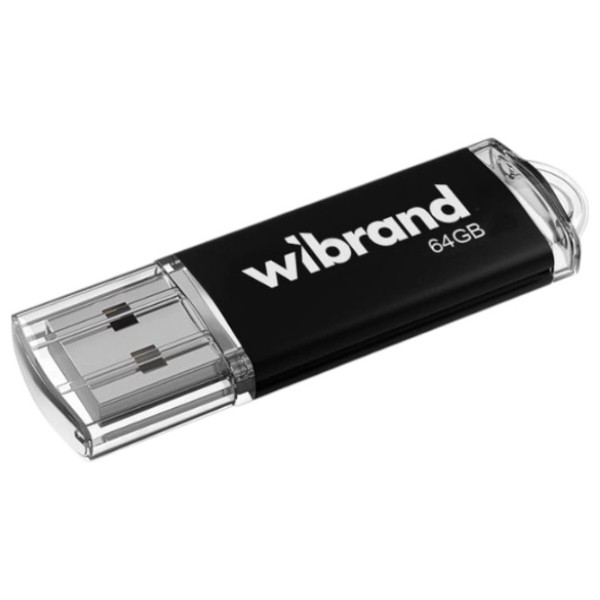 Фото - Флеш USB Wibrand USB 2.0 Cougar 64Gb Black (WI2.0/CU64P1B)
