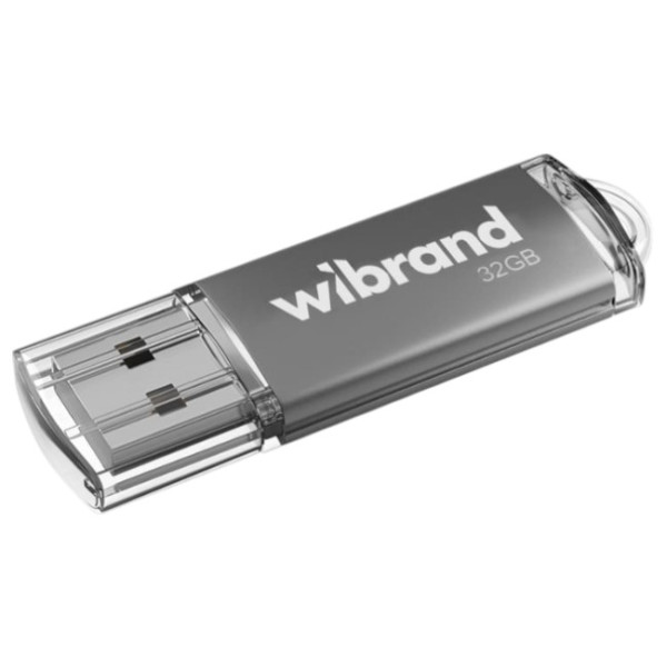 Фото - Флеш USB Wibrand USB 2.0 Cougar 32Gb Silver (WI2.0/CU32P1S)