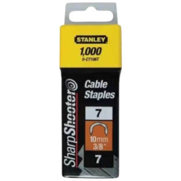 Фото - Скоби Stanley CABLE тип 7 1000 шт. (1-CT108T)