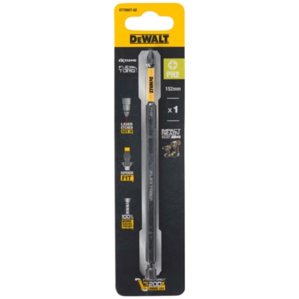 Фото - Біта для викрутки DeWALT EXTREME 152 мм (DT7800T)