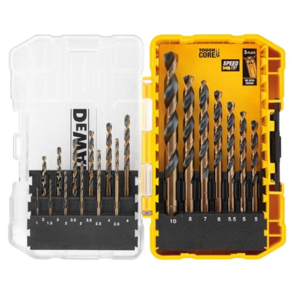 Фото - Набор сверл DeWALT Black&Gold HSS-G 19 шт. (DT70728)