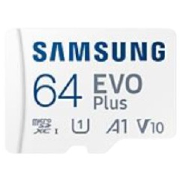 Фото - Карта пам'яті Samsung MICRO SDXC EVO+ 64GB V10 W/A (MB-MC64SA/EU)