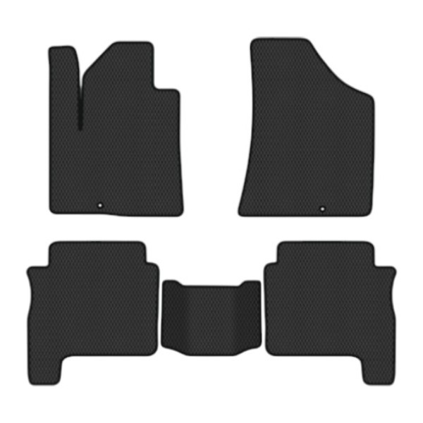 Фото - EVA коврики в салон авто EVAtech для Santa FE (CM) Restyling (Hinged Gas Pedal) 7 seats (2 clips) Hyundai 2010-2012 2 поколение SUV EU HY13310CV5KD2RBB
