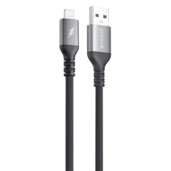 Фото - Кабель Proove ReGen Silicone USB to Lightning 2.4A 1m Black (CCRS12001101)
