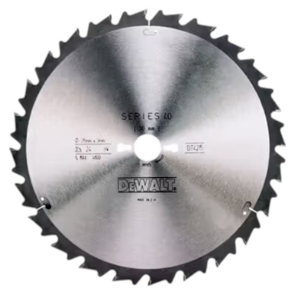 Фото - Круг отрезной по дереву DeWALT EXTREME WORKSHOP 305х30 мм (DT4210)