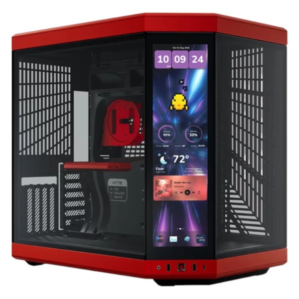 Фото - Корпус Hyte Y70 Touch Infinite Black-Red (CS-HYTE-Y70TTI-RB)