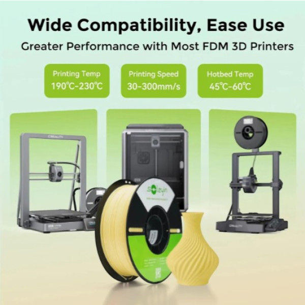 Фото - Нитка для PLA-картриджа Creality ULTRA Filament 1.75 мм мигдально-фіолетовий (3301010507)