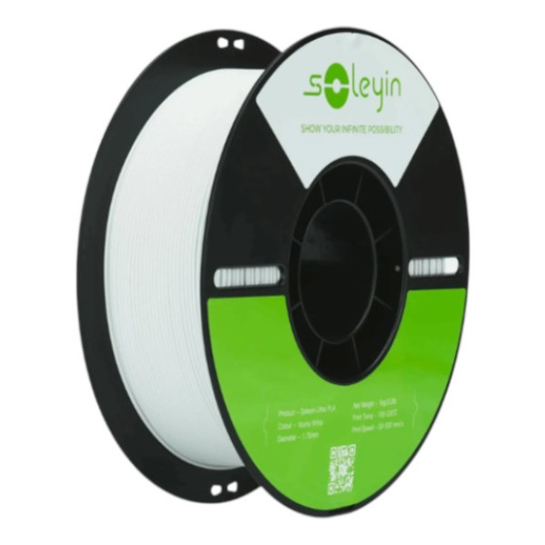 Фото - Нитка для PLA-картриджа Creality ULTRA Filament 1.75 мм білий (3301010505)