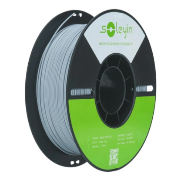 Фото - Нитка для PLA-картриджа Creality Filament 1.75 мм сірий (3301010517)