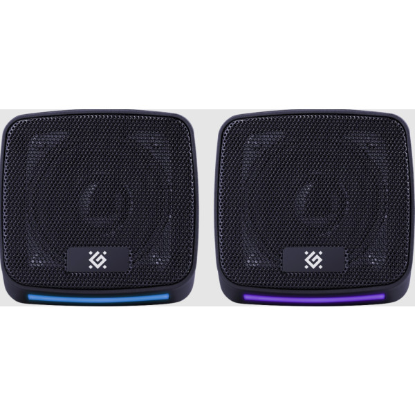 Фото - Комп'ютерна акустика компактна 2.0 Defender J3 6W/LIGHT/USB (65963)