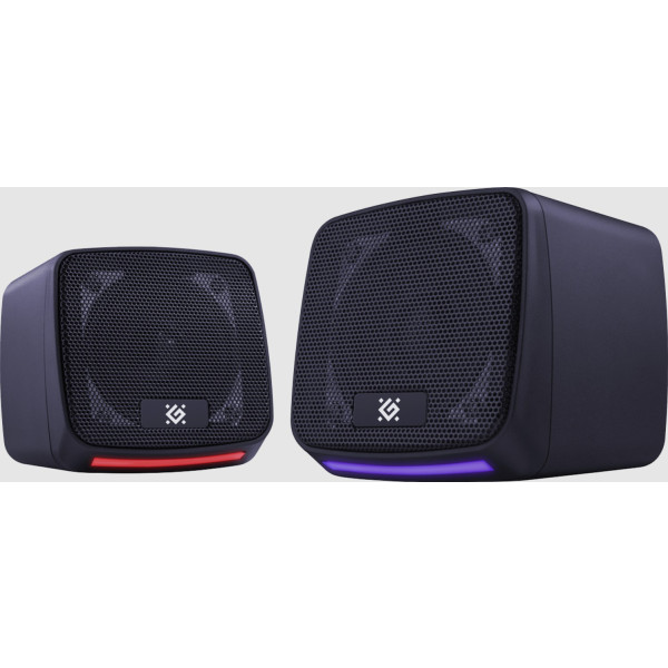 Фото - Комп'ютерна акустика компактна 2.0 Defender J3 6W/LIGHT/USB (65963)