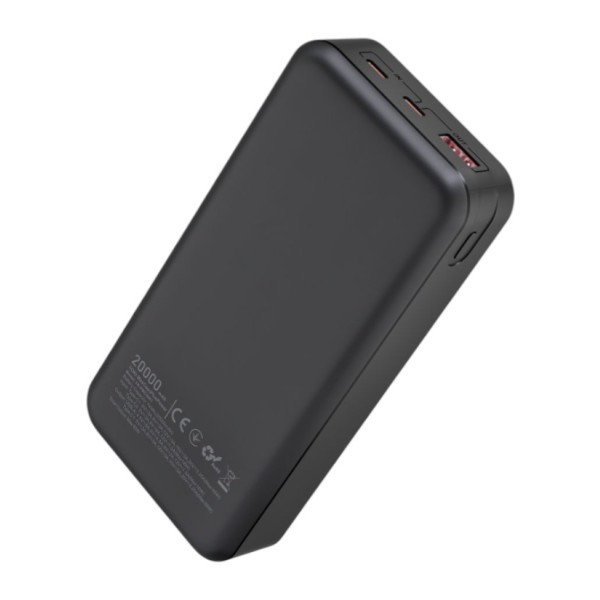 Фото - Батарея мобільна YOKI MaxCap 65W 20000 mAh Black (YK-PMC2061) Black