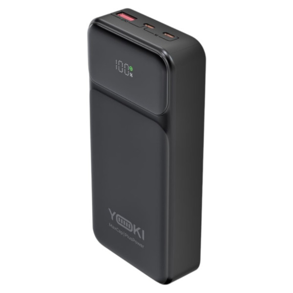 Фото - Батарея мобільна YOKI MaxCap 65W 20000 mAh Black (YK-PMC2061) Black