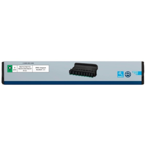 Фото - Набор торцевых головок Bosch Professional Standart 9 шт. 1/2" (2.608.003.038)