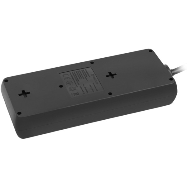 Фото - Мережевий фільтр REAL-EL RS-Protect 805 3 м Black (EL122300043)