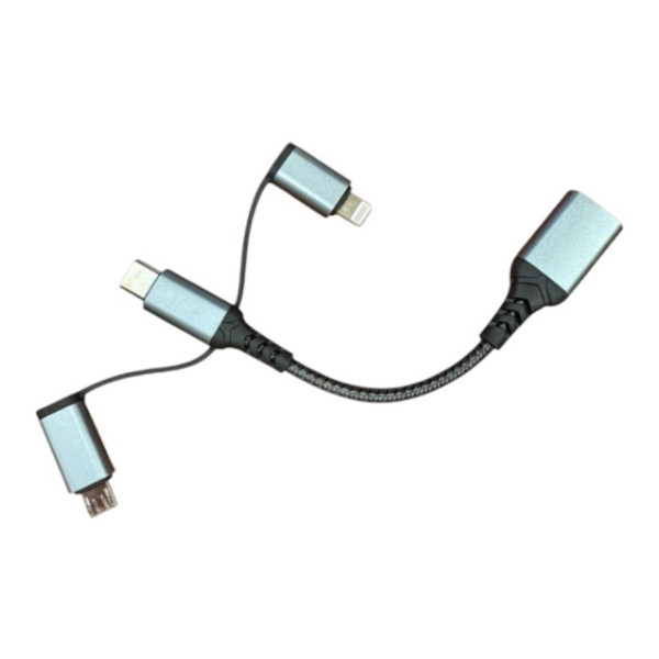 Фото - Перехідник XOKO AC-155 OTG USB 3.0 - Type-C, micro USB, Lightning 60W (XK-AC-155)