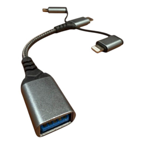 Фото - Перехідник XOKO AC-155 OTG USB 3.0 - Type-C, micro USB, Lightning 60W (XK-AC-155)