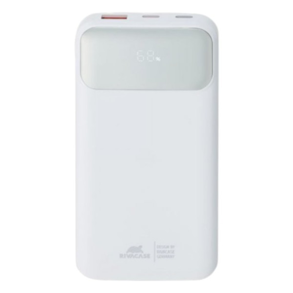 Фото - Батарея мобільна RIVACASE 10000 mA QC/PD 22.5W 3 вбудовані кабелі VA2211 (White)