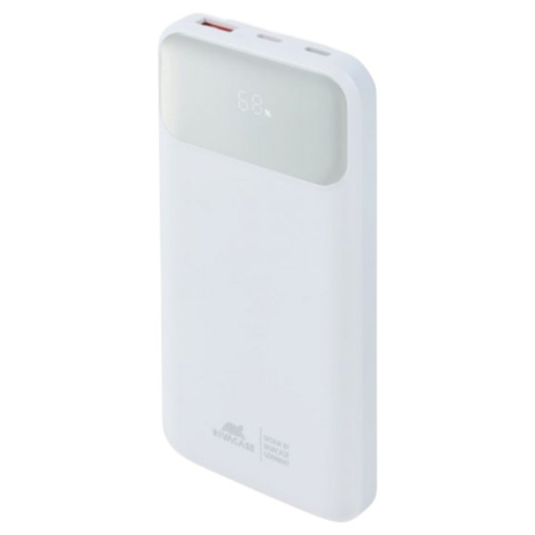 Фото - Батарея мобільна RIVACASE 10000 mA QC/PD 22.5W 3 вбудовані кабелі VA2211 (White)